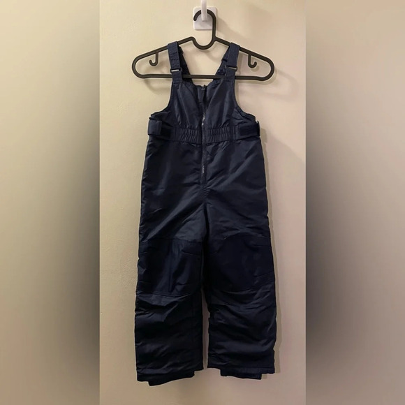 CAT & JACK NWOT Heavyweight Adjustable Snow Ski Bib Pants in Navy Blue - Picture 6 of 9